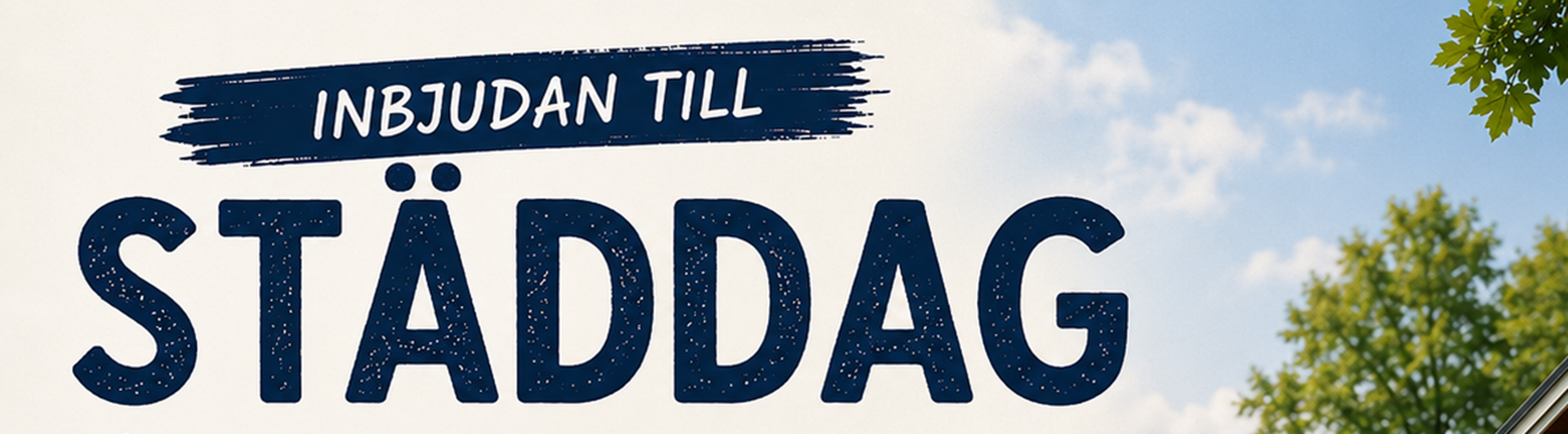 Inbjudan till städdag den 18 oktober 2026 på Nyköpings Brukshundklubb klockan 10 till 14. Vi bjuder på grillad korv. Medtag gärna lämpliga verktyg.