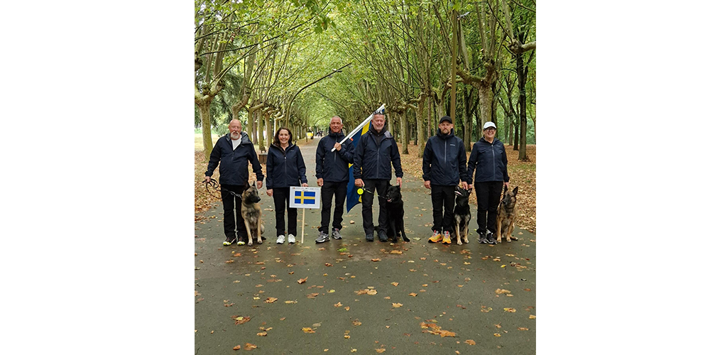 Bild på det svenska landslaget vid VM i IGP 2025