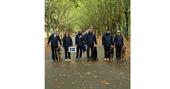 Bild på det svenska landslaget vid VM i IGP 2025