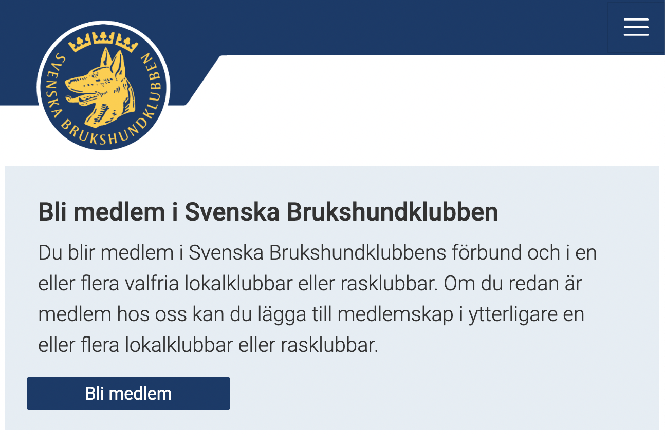 Bild av SBKs Membersite