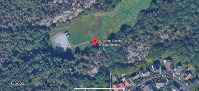 En kartbild över Töbk.