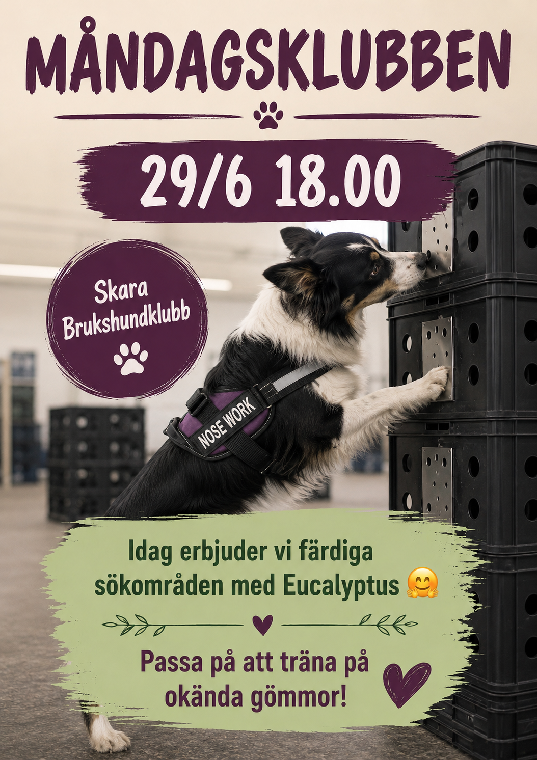Affisch för Måndagsklubben 