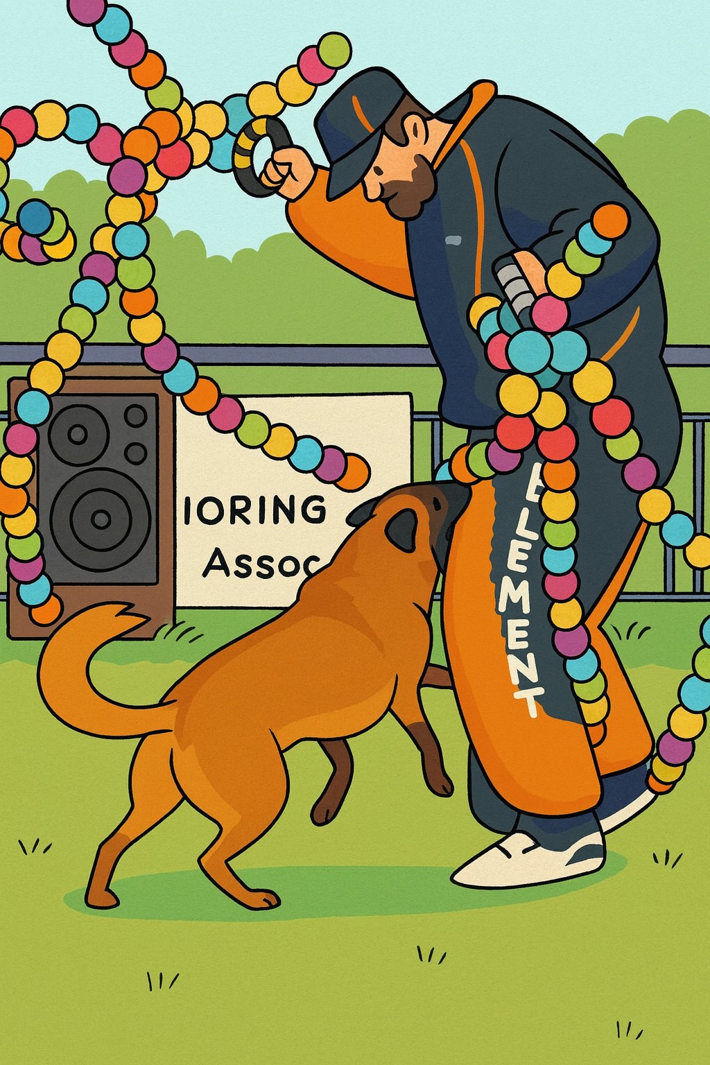 Bild på ett moment inom mondioring