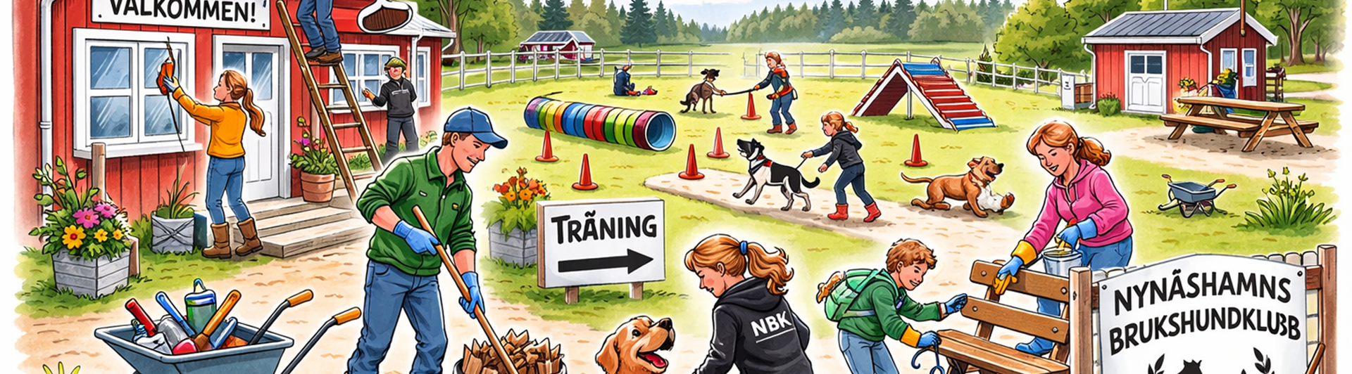 Städdag på klubben