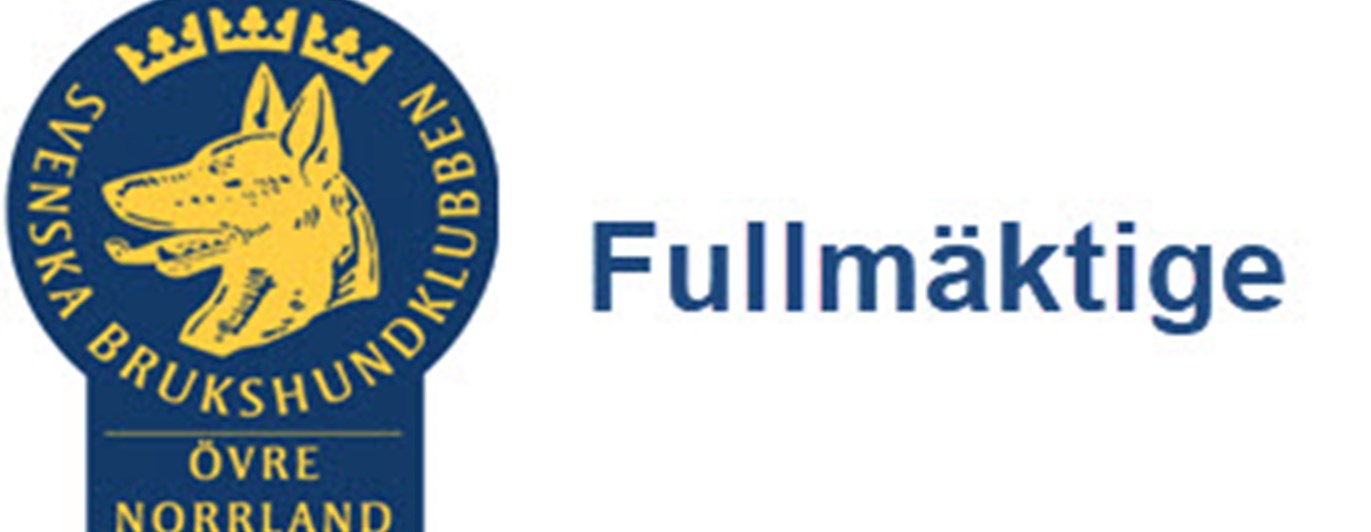 SBK Övre Norrlands distrikt logga med texten Fullmäktige