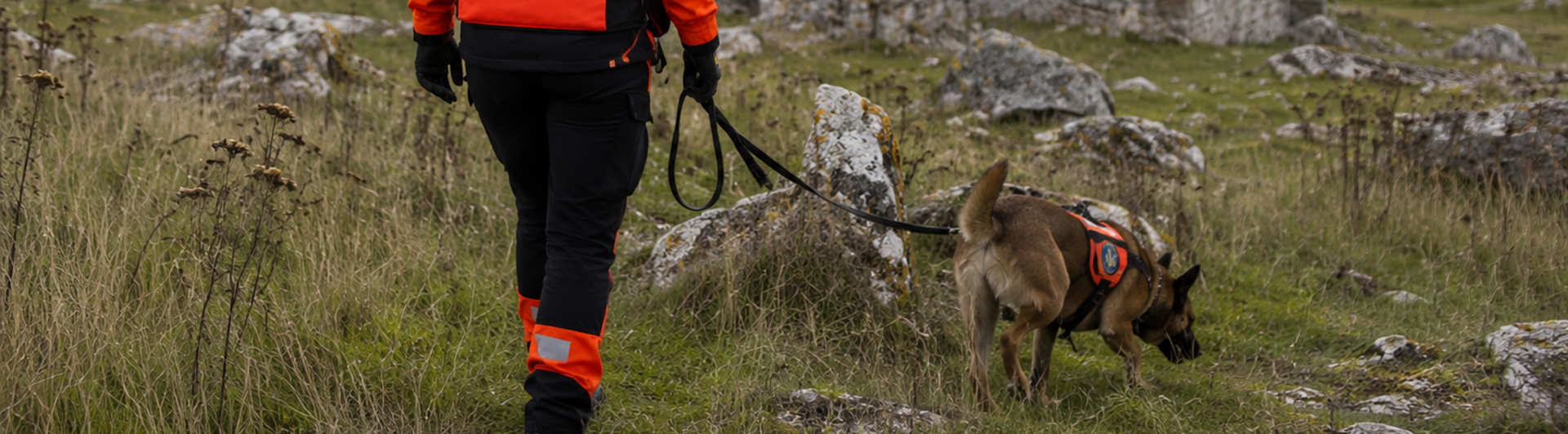 Räddningshund på Gotland