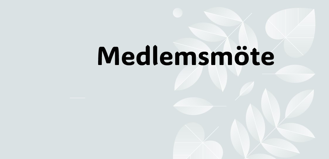 Medlemsmöte 