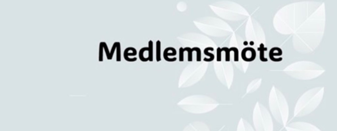 Text medlemsmöte