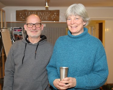 Klubbmästare Rallylydnad Fortsättningsklass 2024 Jeanette Ljunggren och Lukas