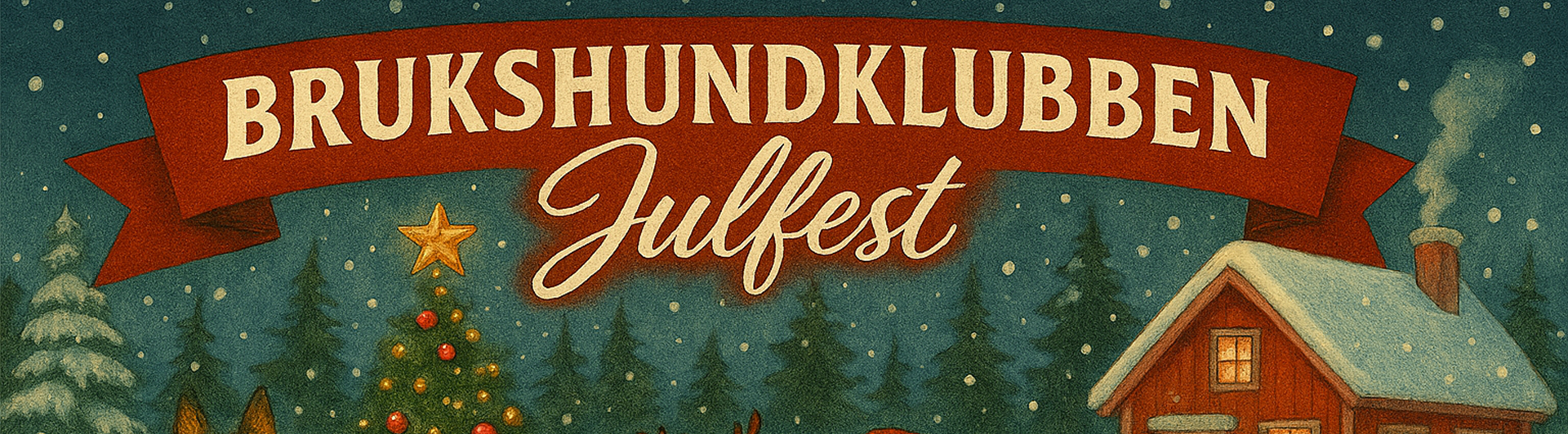 AI-genererad bild för julfest