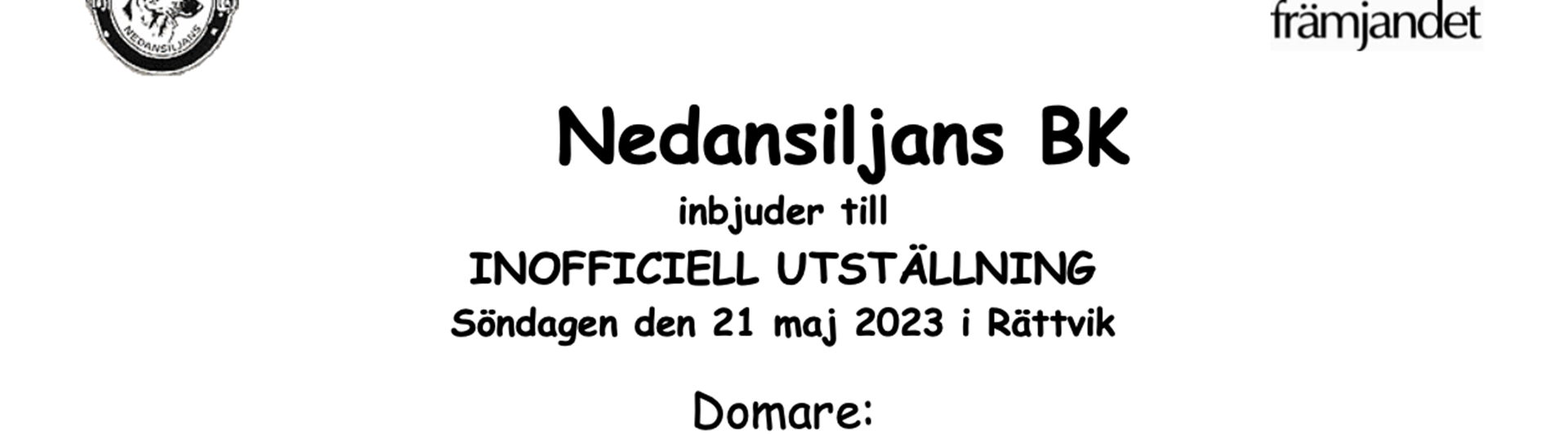21 maj 2023 Inofficiell hundutställning