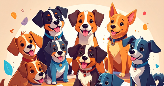 Hundar som löser quiz